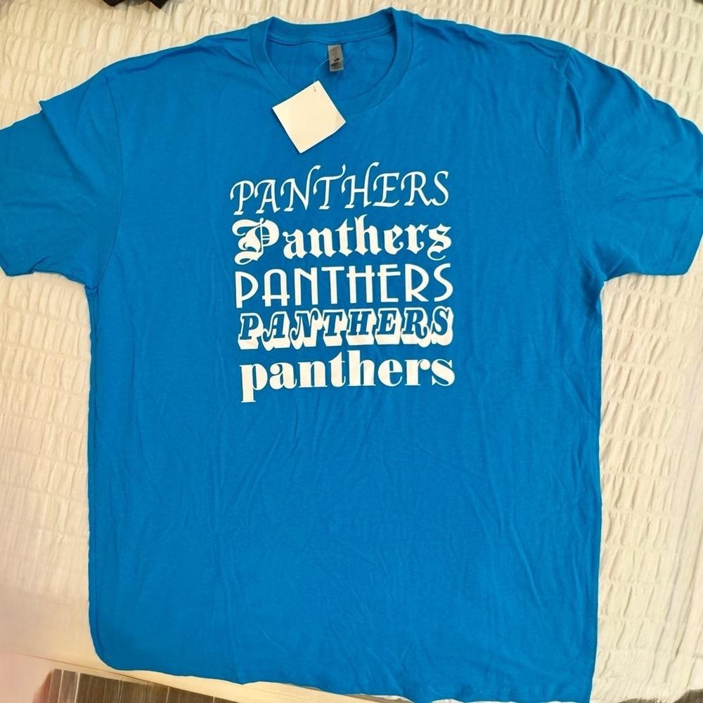 Next Level Apparel Blue Panthers Tee - Picture 2 of 4